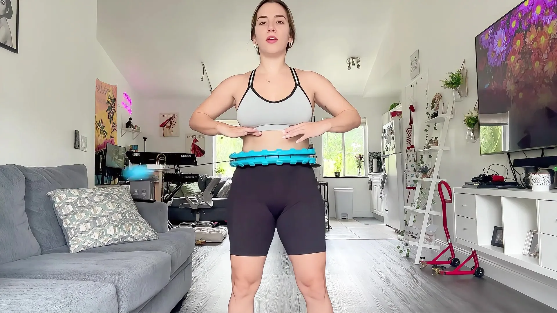 OurStarry Weighted Workout Hoop Review for Home Fitness image 3